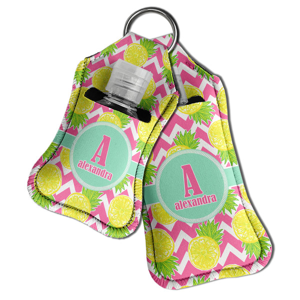 Pineapples Sanitizer Holder Keychain - Both in Case (PARENT)