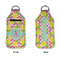 Pineapples Sanitizer Holder Keychain - Large APPROVAL (Flat)
