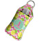 Pineapples Sanitizer Holder Keychain - Large in Case