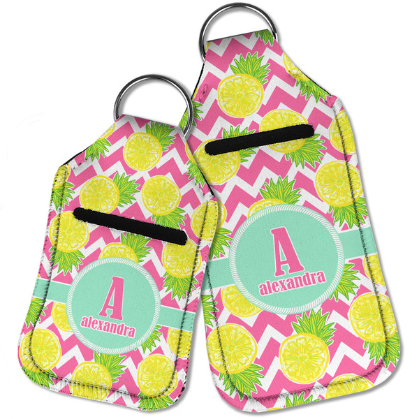 Pineapples Sanitizer Holder Keychain - Parent Main