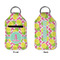 Pineapples Sanitizer Holder Keychain - Small APPROVAL (Flat)