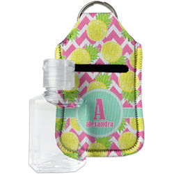 Pineapples Hand Sanitizer & Keychain Holder - Small (Personalized)