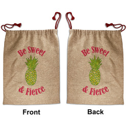 Pineapples Santa Sack - Front & Back (Personalized)
