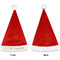 Pineapples Santa Hats - Front and Back (Single Print) APPROVAL