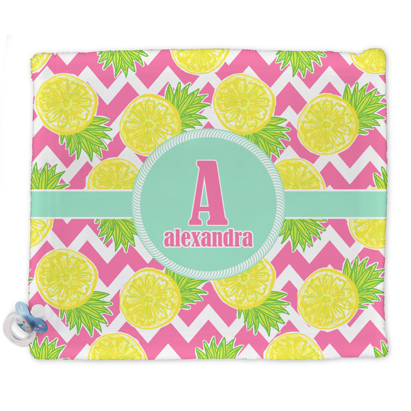 Custom Pineapples Security Blankets - Double Sided (Personalized)