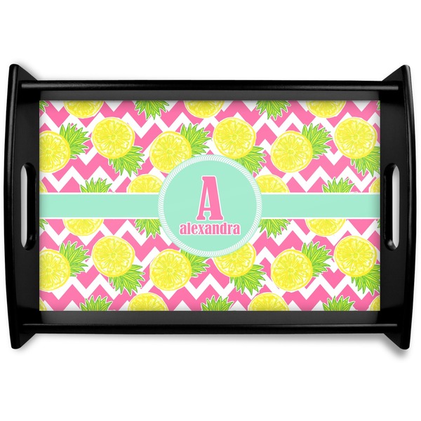 Custom Pineapples Wooden Tray (Personalized)