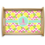 Pineapples Natural Wooden Tray - Small (Personalized)