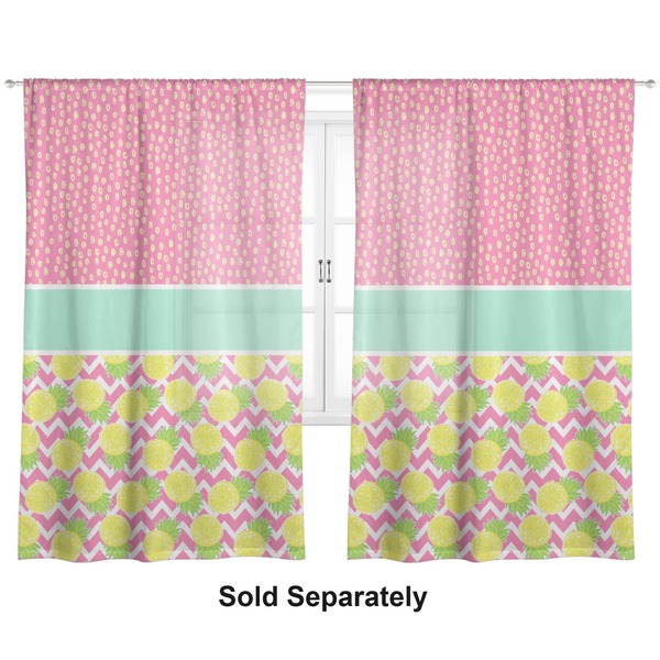 Pineapples Sheer Curtains