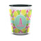 Pineapples Ceramic Shot Glass - 1.5 oz - Two Tone - Set of 4 (Personalized)
