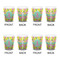 Pineapples Shot Glass - White - Set of 4 - APPROVAL