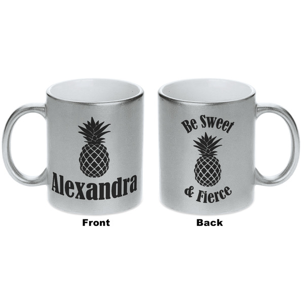 Pineapples Silver Mug - Approval