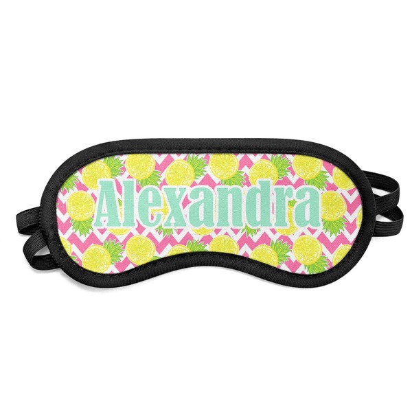Custom Pineapples Sleeping Eye Mask - Small (Personalized)