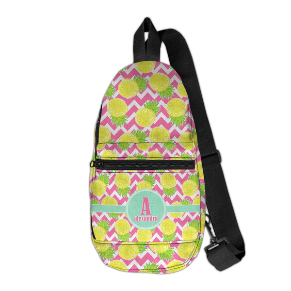 Custom Pineapples Sling Bag (Personalized)