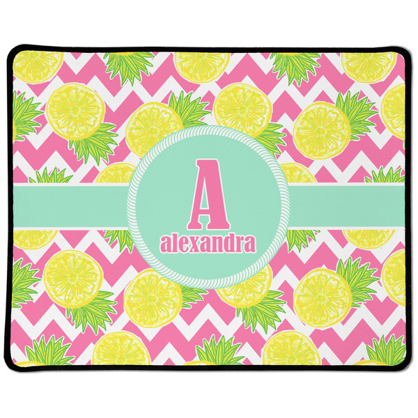Custom Pineapples Large Gaming Mouse Pad - 12.5" x 10" (Personalized)