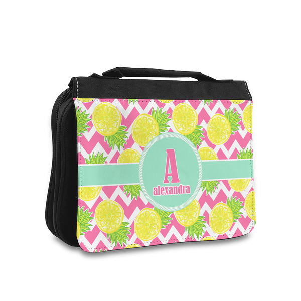 Custom Pineapples Toiletry Bag - Small (Personalized)