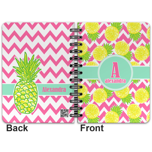 Pineapples Spiral Journal 5 x 7 - Apvl
