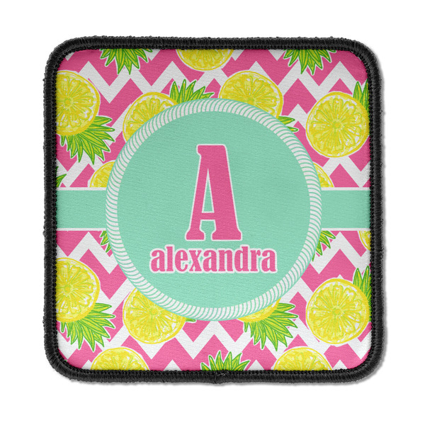 Custom Pineapples Iron On Square Patch w/ Name and Initial