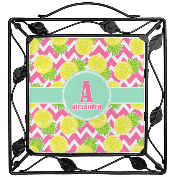 Custom Pineapples Square Trivet (Personalized)