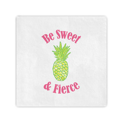 Pineapples Standard Cocktail Napkins (Personalized)
