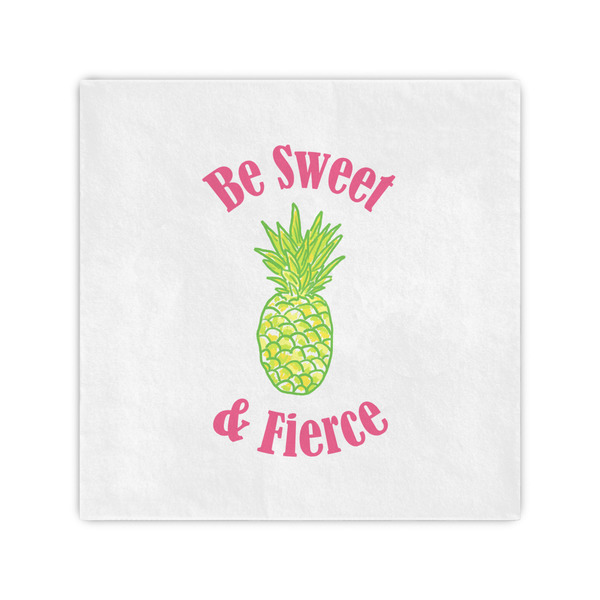 Custom Pineapples Standard Cocktail Napkins (Personalized)