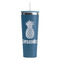 Pineapples Steel Blue RTIC Everyday Tumbler - 28 oz. - Front