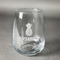 Pineapples Stemless Wine Glass - Engraved (Personalized)