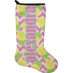 Pineapples Holiday Stocking - Single-Sided - Neoprene (Personalized)