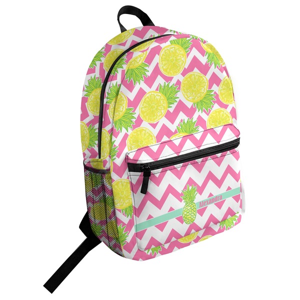 Custom Pineapples Student Backpack (Personalized)
