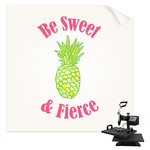 Pineapples Sublimation Transfer - Shirt Back / Men (Personalized)
