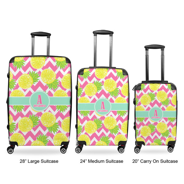Pineapples Suitcase Set 1 - APPROVAL