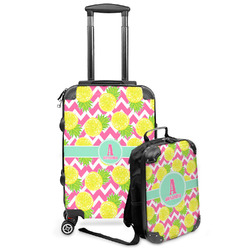Pineapples Kids 2-Piece Luggage Set - Suitcase & Backpack (Personalized)