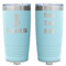 Pineapples Teal Polar Camel Tumbler - 20oz -Double Sided - Approval