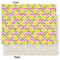 Pineapples Tissue Paper - Lightweight - Large - Front & Back