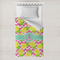 Pineapples Toddler Duvet Cover w/ Name and Initial