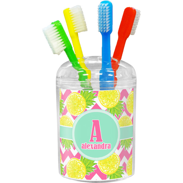 Custom Pineapples Toothbrush Holder (Personalized)