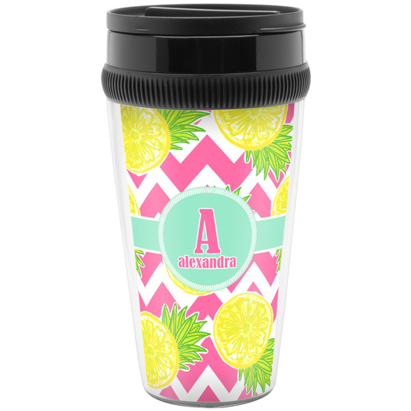 Custom Pineapples Acrylic Travel Mug without Handle (Personalized)