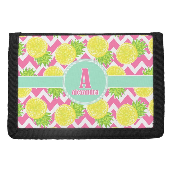 Custom Pineapples Trifold Wallet (Personalized)