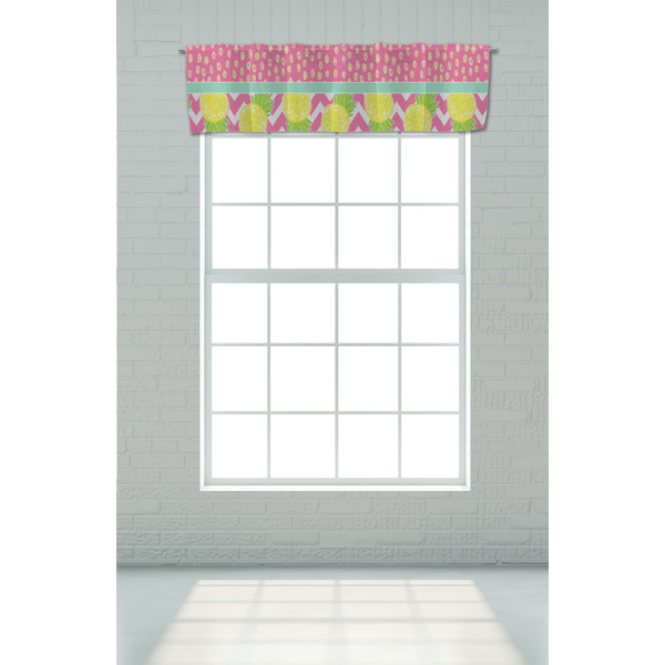 Pineapples Valance - On window