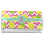Pineapples Vinyl Checkbook Cover (Personalized)