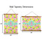 Pineapples Wall Hanging Tapestries - Parent/Sizing