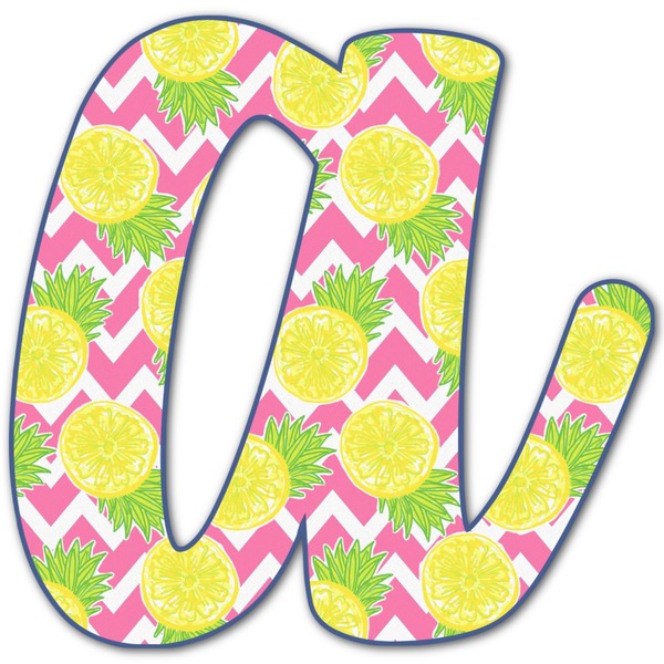 Custom Pineapples Letter Decal - Custom Sizes (Personalized)