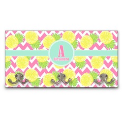 Pineapples Wall Mounted Coat Rack (Personalized)