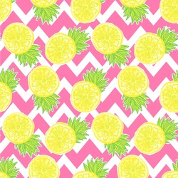 Pineapples Wallpaper & Surface Covering (Peel & Stick 24"x 24" Sample)