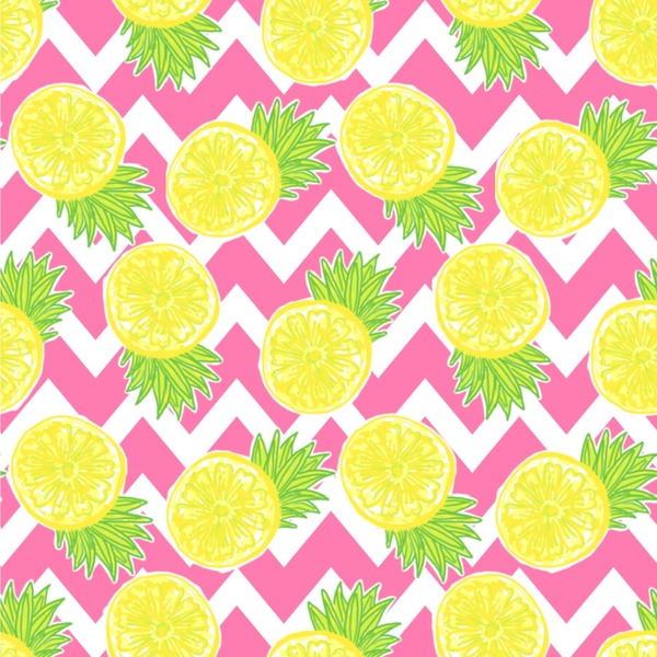 Custom Pineapples Wallpaper & Surface Covering (Water Activated 24"x 24" Sample)