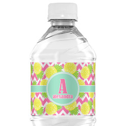 Pineapples Water Bottle Labels - Custom Sized (Personalized)