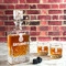 Pineapples Whiskey Decanters - 26oz Rect - LIFESTYLE