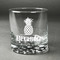 Pineapples Whiskey Glass - Front/Approval