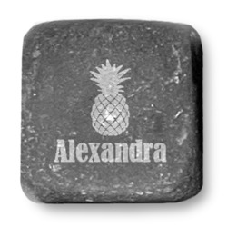 Pineapples Whiskey Stone Set - Set of 9 (Personalized)