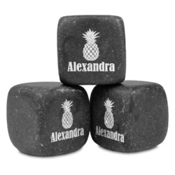 Pineapples Whiskey Stone Set (Personalized)
