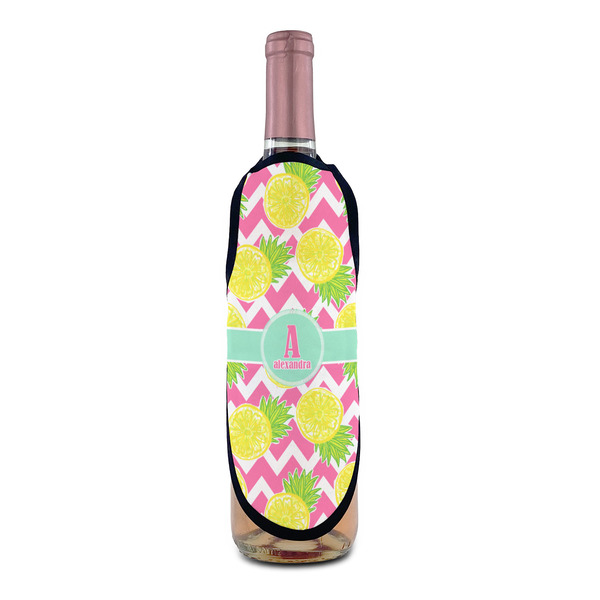 Pineapples Wine Bottle Apron - IN CONTEXT